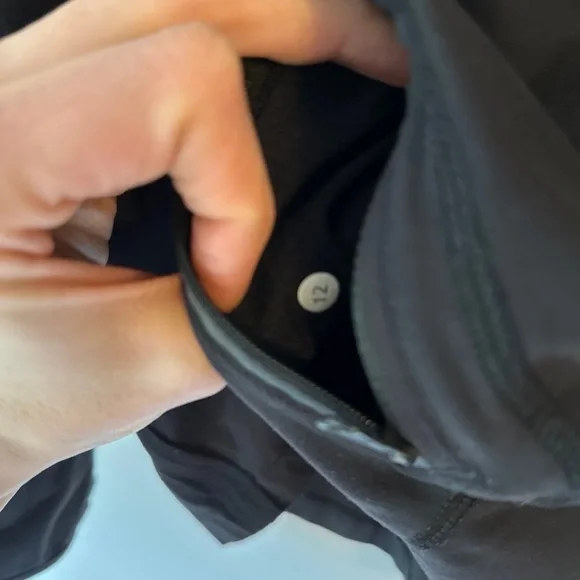 Lululemon black size 12, hiking/athletic long sleeve T-shirt EUC - Picture 4 of 12